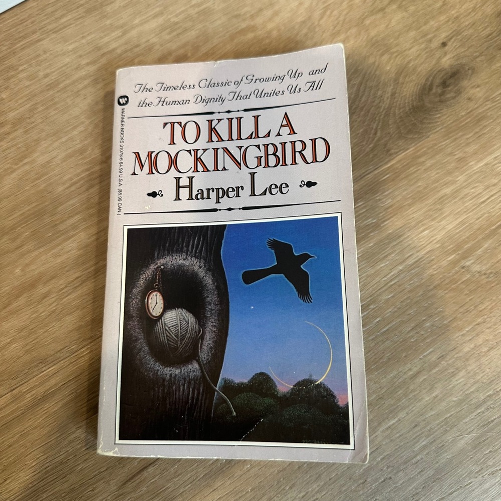 To Kill A Mockingbird Novel Vintage Classic Literature Book Paperback 80s